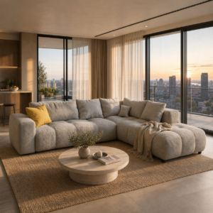 Ugaona garnitura Puffy